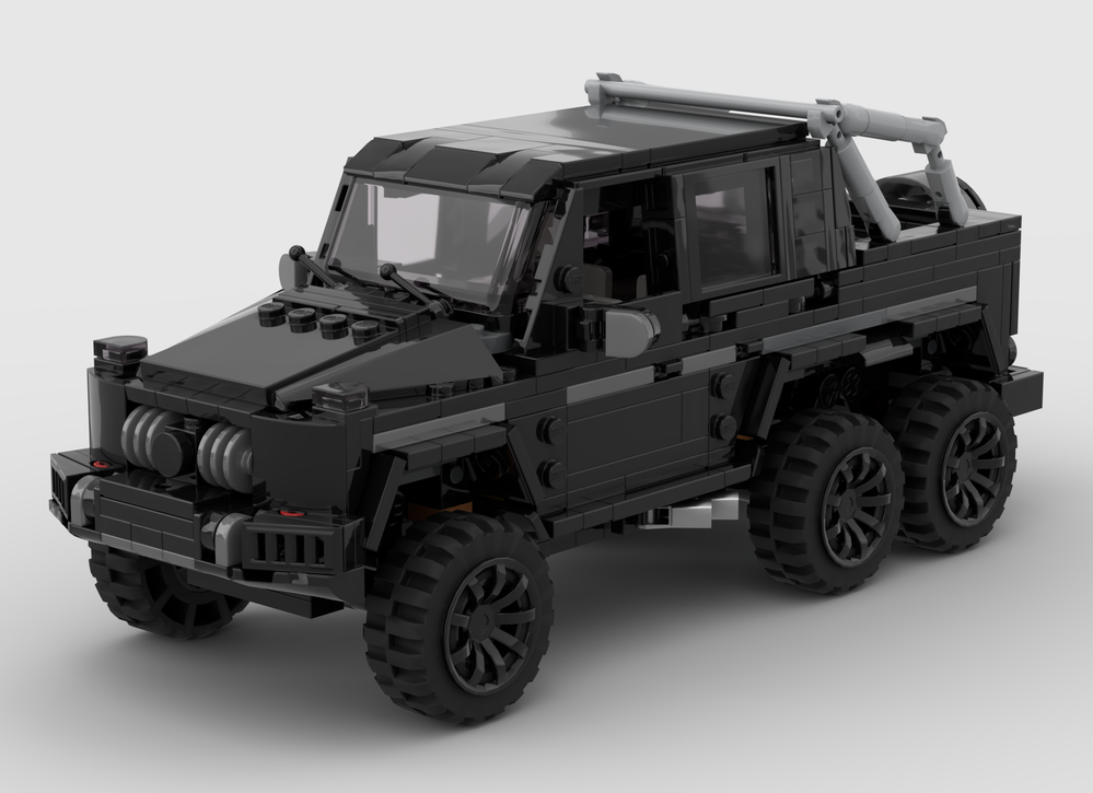 Lego Mercedes-AMG G 63 6x6 w suspension(76924 Modification)