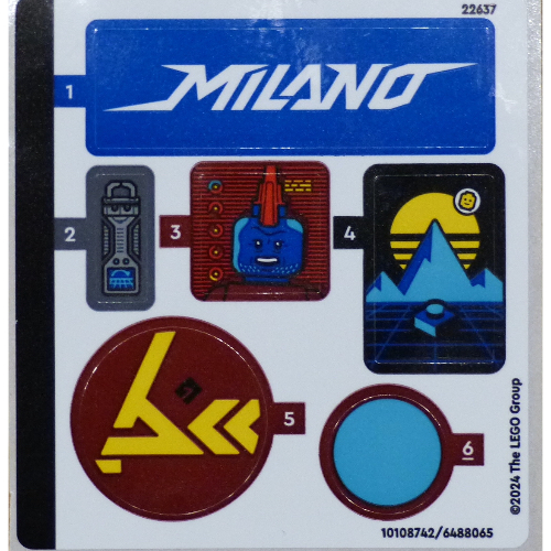 Lego Sticker Sheet for Set 76286-1 / [No Color/Any Color]