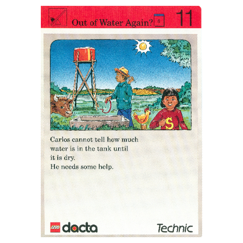 Lego Activity Card, Set 9603, Invention 11 - Out of Water Again?