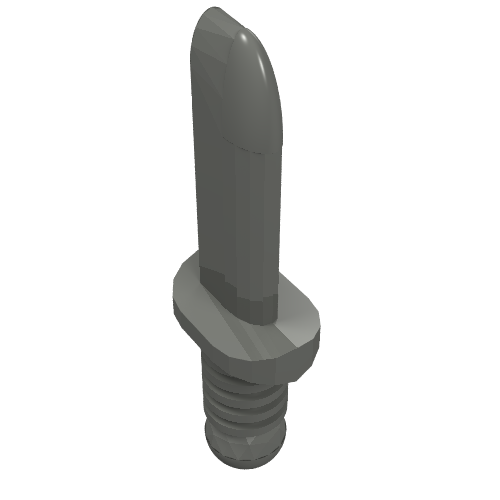 Lego Weapon Dagger / Knife / Dark Bluish Gray