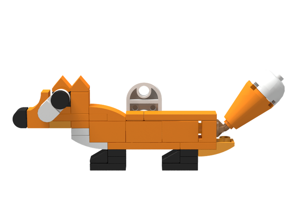 Lego 'Smart the Fox' Keychain