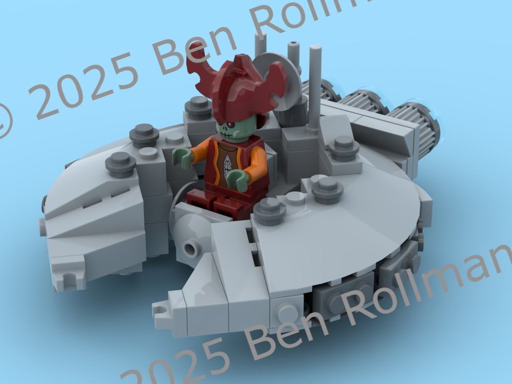 Lego Microfighter - Lucrehulk-class battleship