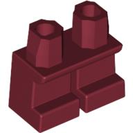 Lego Legs Short / Dark Red