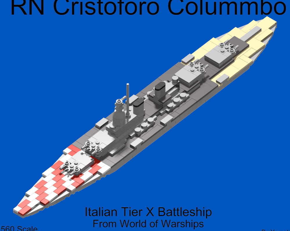 Lego 1:560 Scale RM Cristoforo Colombo