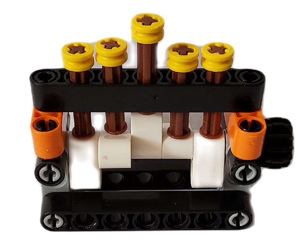 Lego 42120 I5 engine