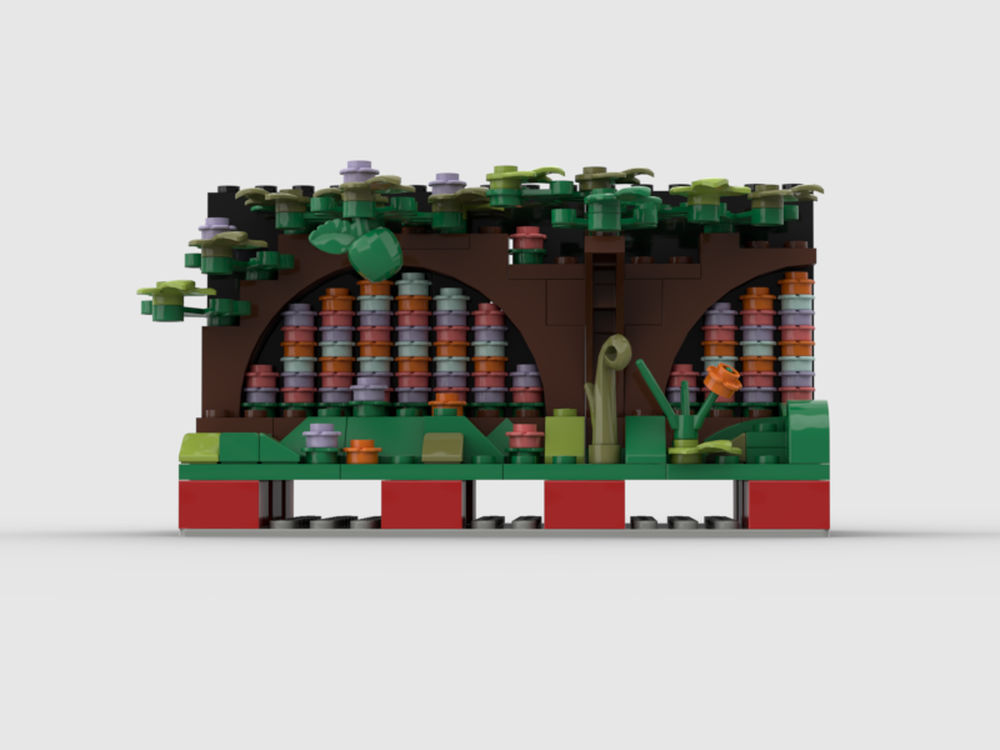 Lego forest platform covering 1