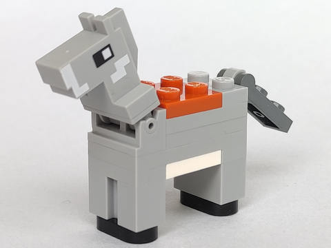 Lego Minecraft Donkey, 2 x 4 Plate - Brick Built