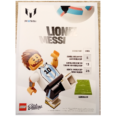 Lego Lionel Messi Poster 2 / [No Color/Any Color]