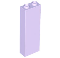 Lego Brick 1 x 2 x 5 / Lavender