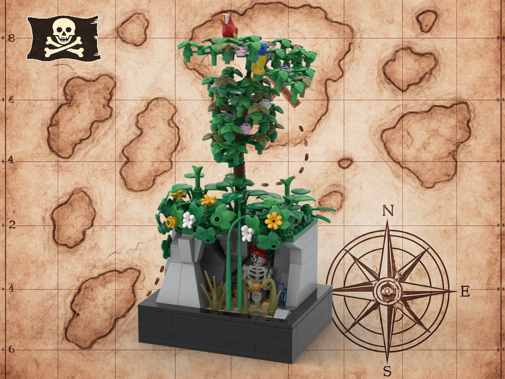Lego 💀 LOST TREASURE CAVE - Jungle Secret Revealed! 🌴