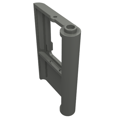 Lego Door 1 x 4 x 5 Train Left / Dark Bluish Gray