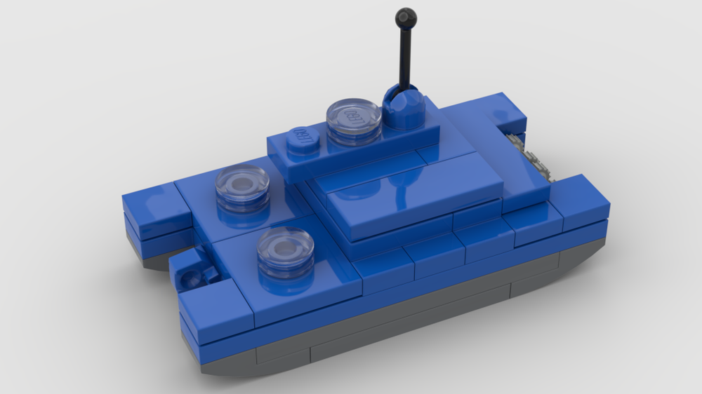 Lego MINI MOC TANK MOON "TINTIN AND MILOU"