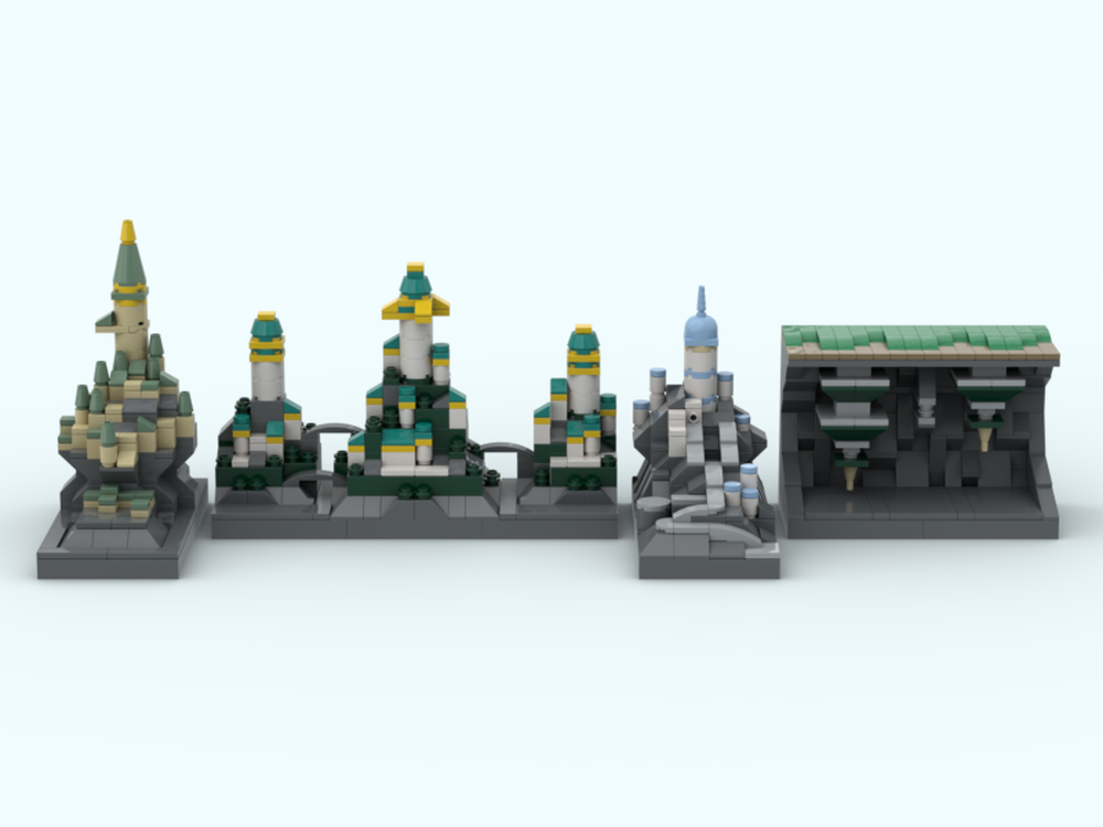 Lego Avatar - All Four Air Temples