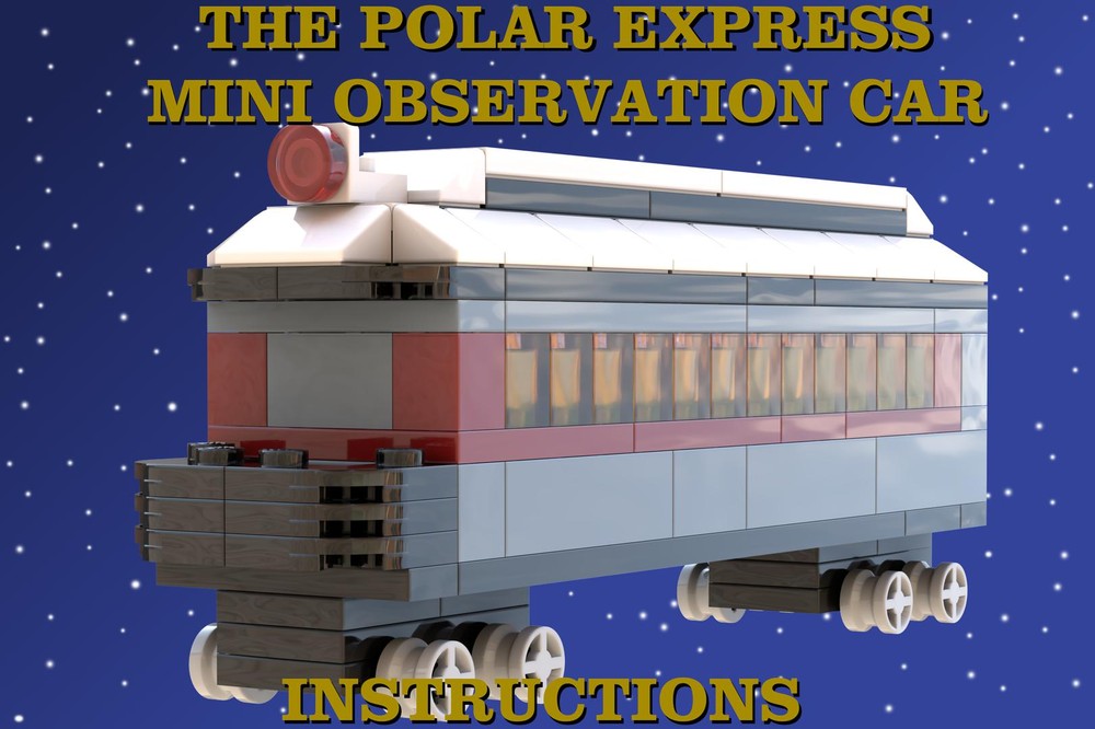 Lego Mini Polar Express Observation Car