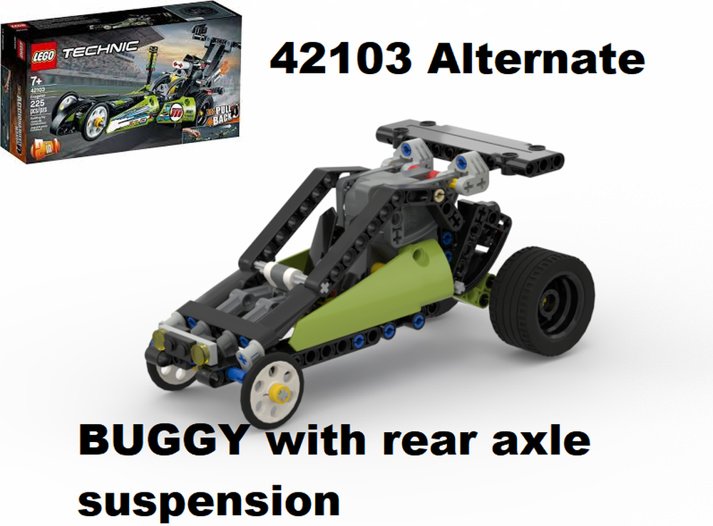Lego 42103 Dune Buggy with rear axle suspension