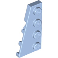 Lego Wedge Plate 4 x 2 Left / Bright Light Blue