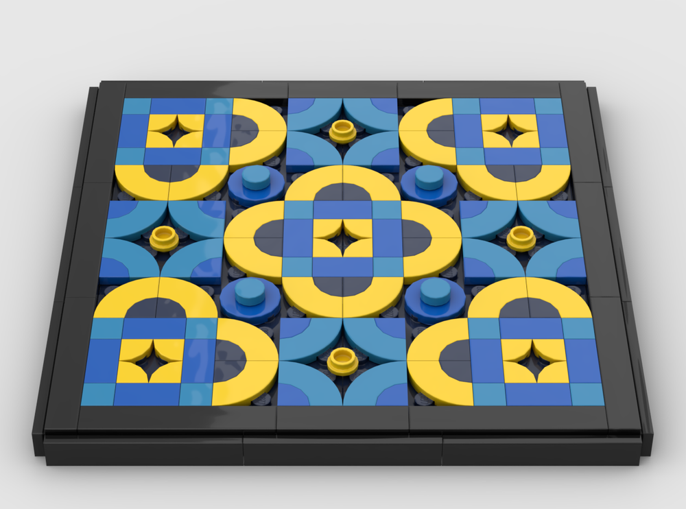 Lego Mandala - Circle Square