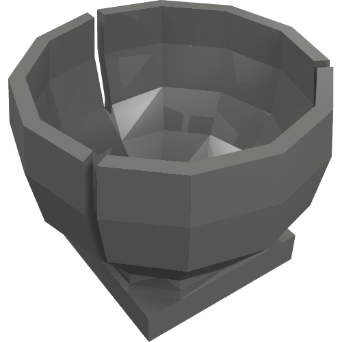 Lego Cylinder Hemisphere 2 x 2 Ball Turret Socket Base / Dark Bluish Gray