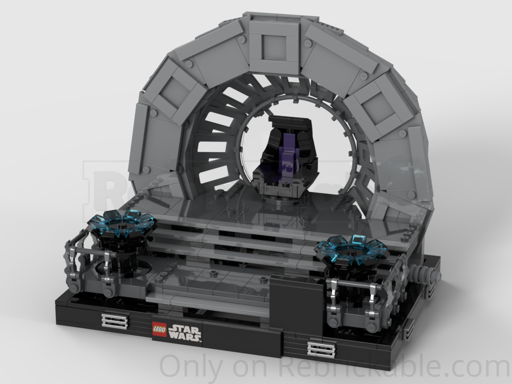 Lego 75352 Emperor's Throne Room - animated