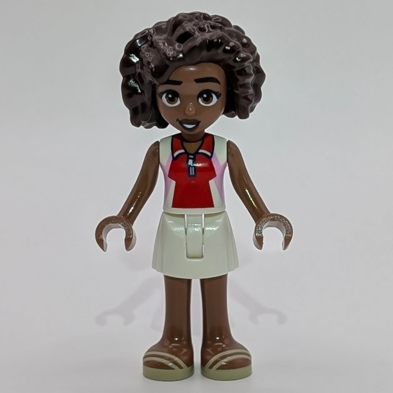 Lego Aliya, Red Top, With Skirt