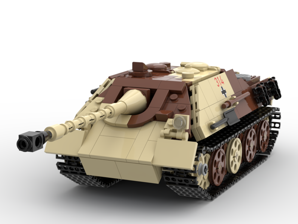 Lego Jagdpanther tank destroyer (summer camouflage)