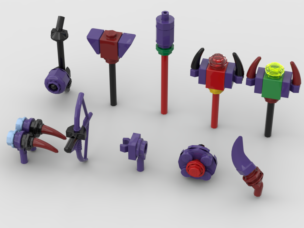 Lego (G2) - Masked Stranger Weapons