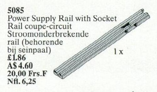 Lego Power Supply Rail with Socket