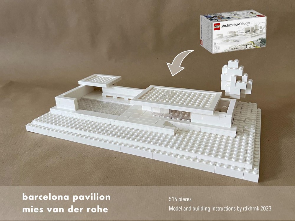 Lego Barcelona pavilion - 21050 Architecture studio alternate