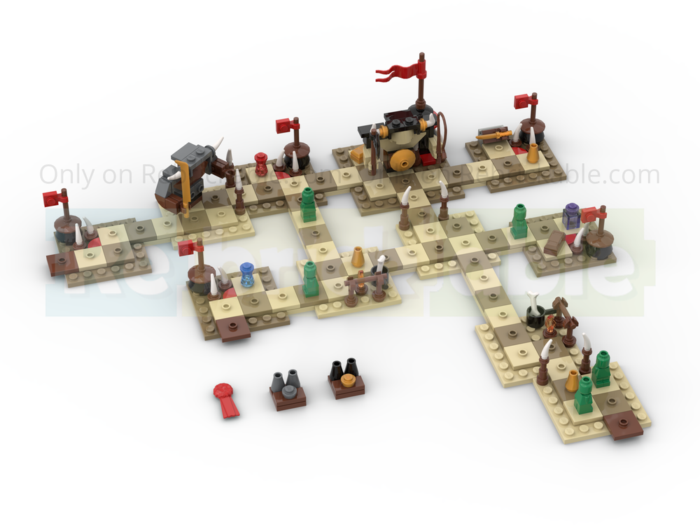 Lego Settlement of Barresh (from Heroica Plus expansion)