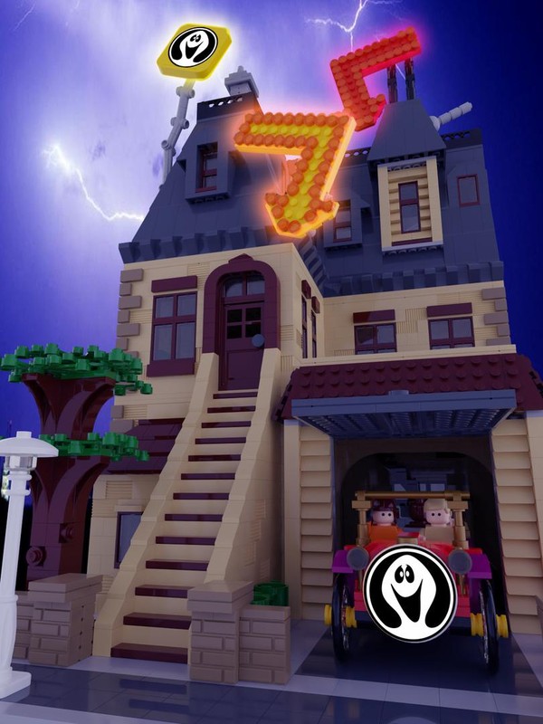 Lego Filmation's Ghostbuster headquarter