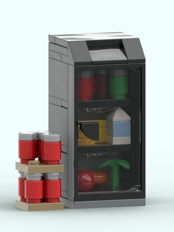 Lego Convenience Store Cooler