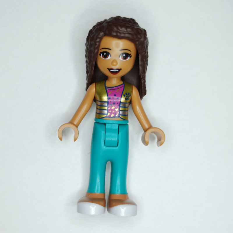Lego Andrea - Gold Jacket, Dark Turquoise Pants