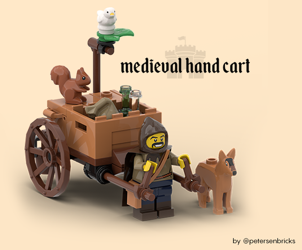 Lego Medieval Hand Cart