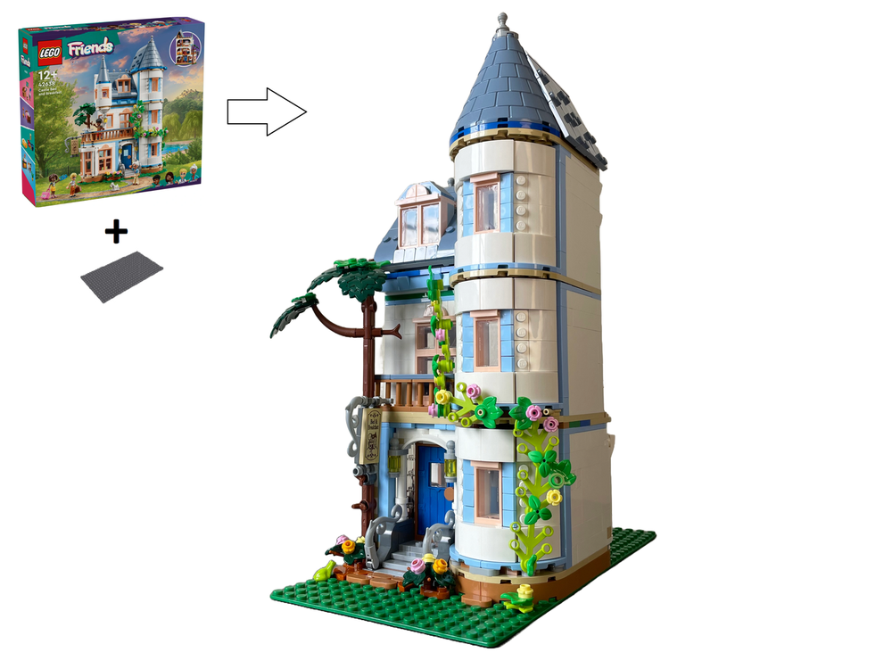 Lego Castle B&B Modular Alternate build of 42638 Bed & Breakfast