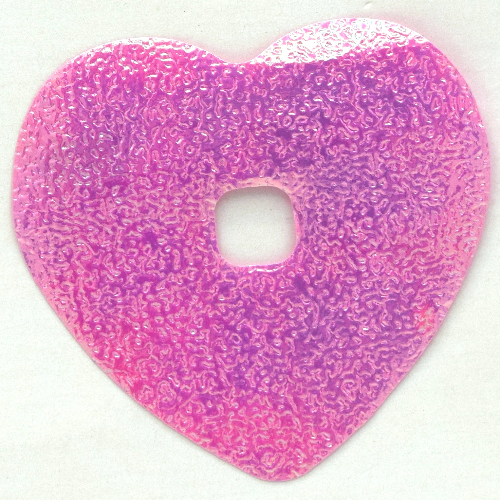 Lego Clikits Icon Accent, Heart, Foil 5 1/4 x 5 1/4 with Textured Surface