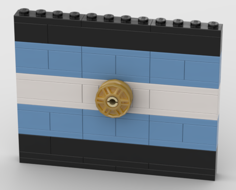 Lego Argentina Flag