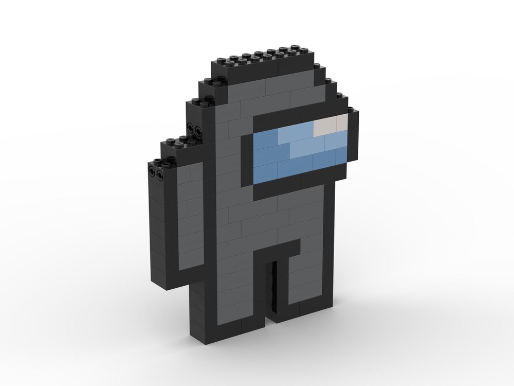 Lego Among Us Black Crewmate