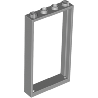 Lego Door Frame 1 x 4 x 6 Type 2 / Light Bluish Gray