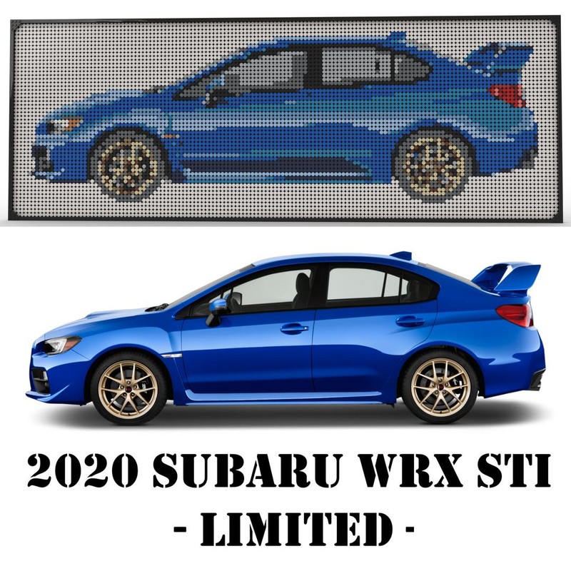 Lego Subaru Impreza WRX Sti - LEGO (Pixel)Art