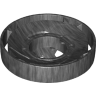 Lego Rotor, Spinner, 10 Diameter / Pearl Titanium