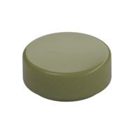 Lego Tile Round 1 x 1 / Olive Green