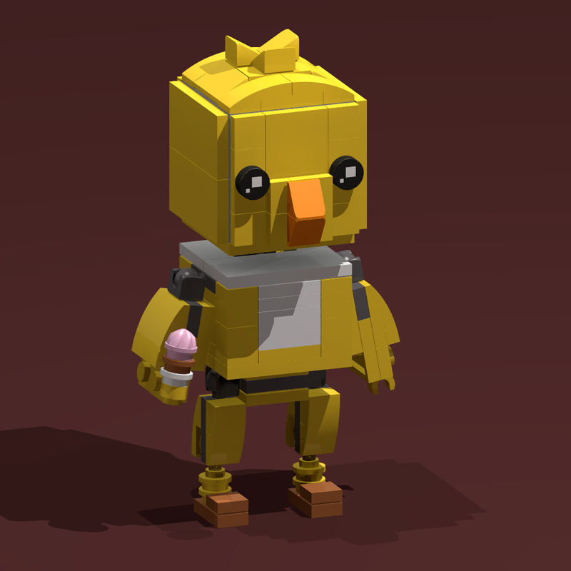 Lego Bricheadz: Fnaf 1: Chica (2.0)