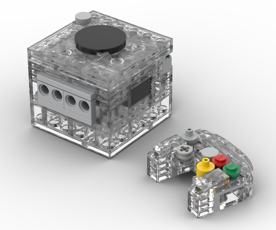 Lego GameCube (Transparent Shell)
