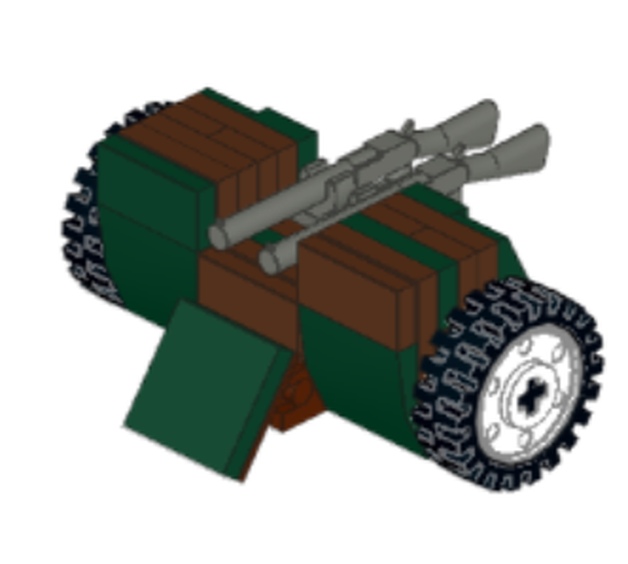 Lego WarBuilds Gun Rack