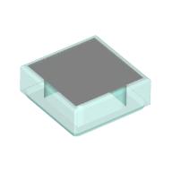 Lego Tile 1 x 1 with White Square Print