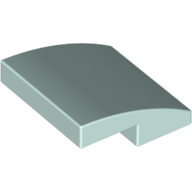 Lego Brick Curved 2 x 2 x 2/3 / Light Aqua