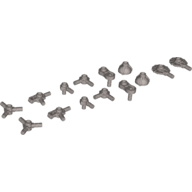 Lego Tool Kit [Complete Set] / Flat Silver