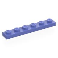 Lego Plate 1 x 6 / Blue Violet