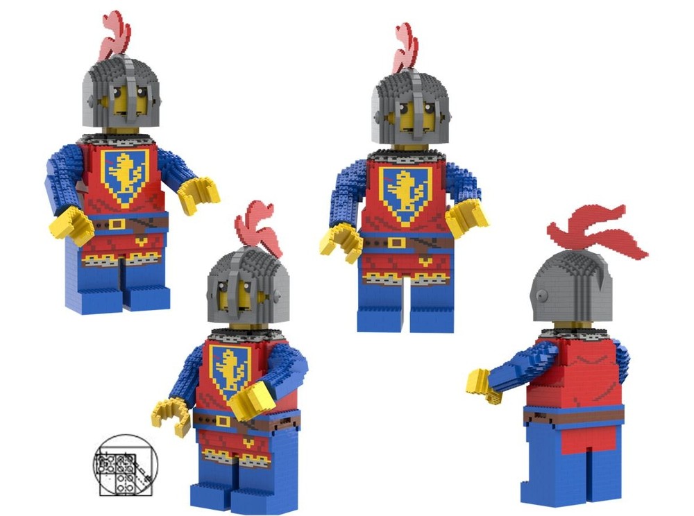 Lego Maxi figure Leon knight