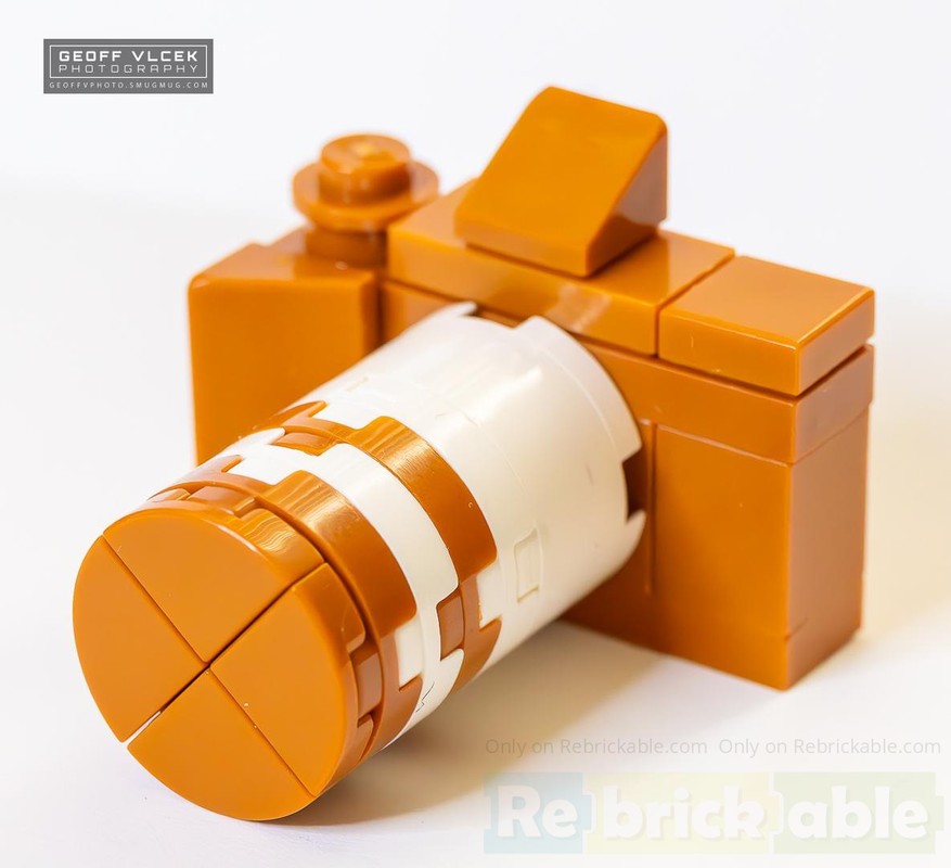 Lego Pocket Size Mirrorless SLR (dark orange)